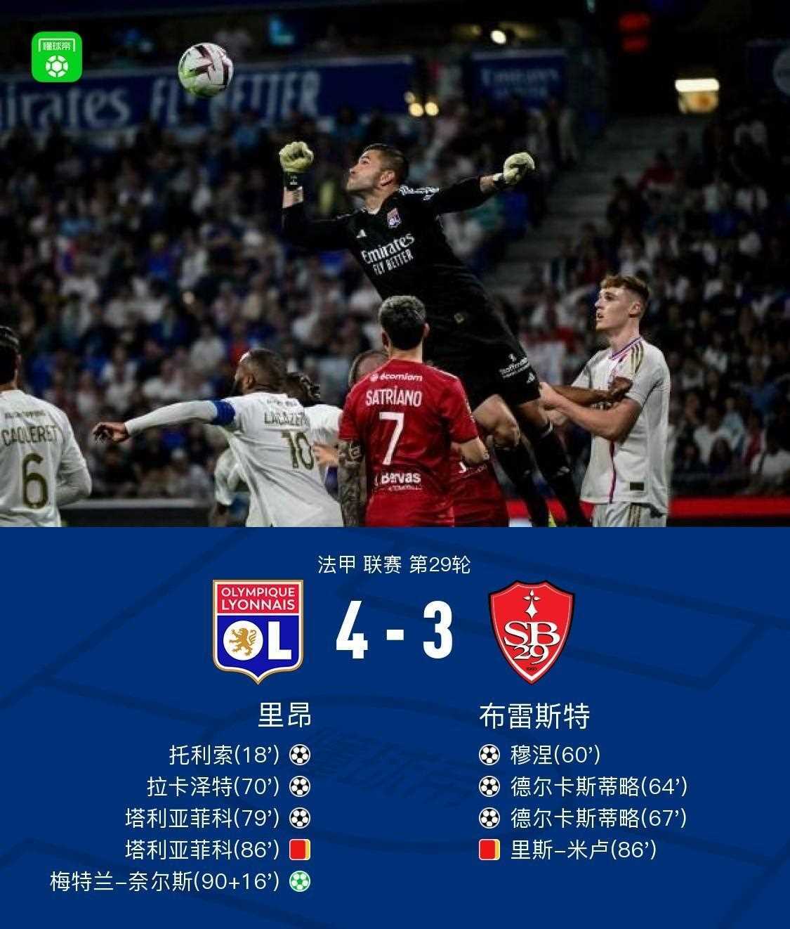 里昂队在决赛中取得惊人胜利 里昂队在决赛中取得惊人胜利